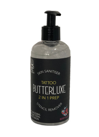 Butterluxe New Formula 2in1 Skin Prep 250ml - Berry Blast