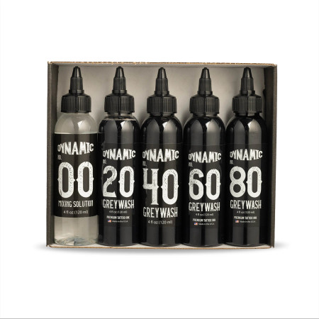 Dynamic Greywash Tattoo Ink - 4oz Set