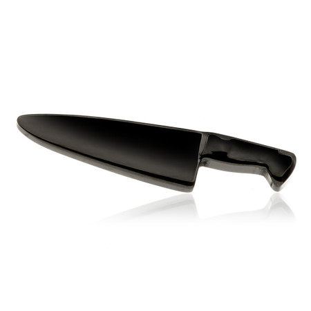 Evil Black Ti Knife Stud Earring (Single)