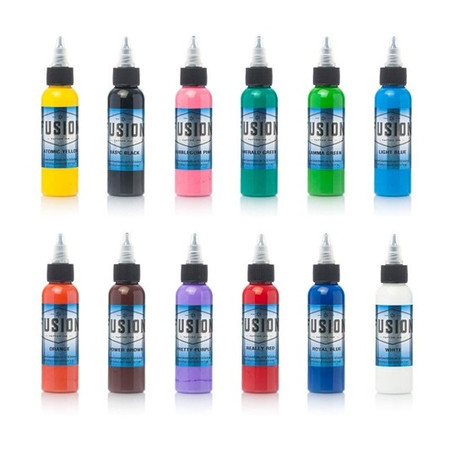 Fusion Ink Primary Colours Set - 12 x 1oz