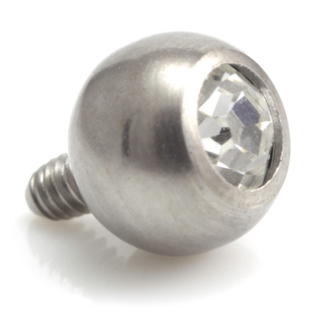 Ti Internal Micro Gem Ball Attachment