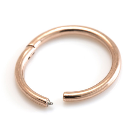 Rose Gold Steel Hinge Micro Segment Ring