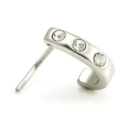 Steel Gem Nose Wrap