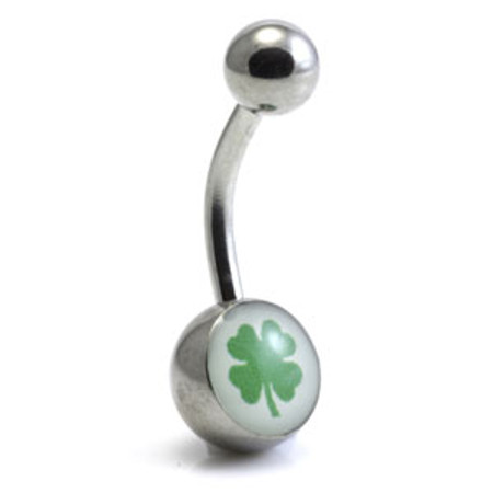 Steel Logo Navel - Shamrock