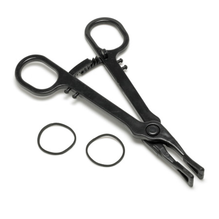 Sterilised Piercing Clamps ECO CTR Closed Triangle loose including rubber