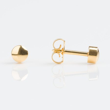 Studex Large Gold Plated Ball Studs - Pack of 12