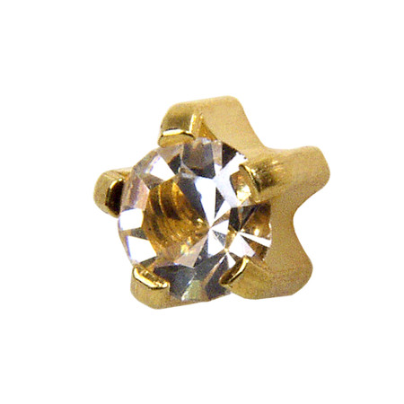 Studex Mini Crystal Gold Tiffanys Studs - Pack of 12