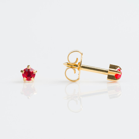 Studex Regular Gold Plated Tiffany July Studs - Pack of 12