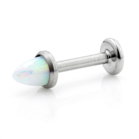 Ti Couture Internal Thread Opal Cone Micro Labret - 1.2mm