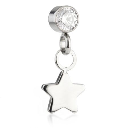 Ti Internal Jewelled Bezel Attachment with Star Charm