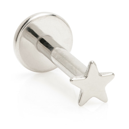 Ti Internal Labret with Star Attachment