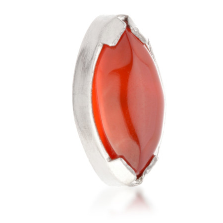 Ti Internal Mini Red Agate Marquise Attachment