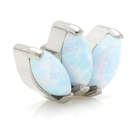 Ti Internal Triple Opal Marquise Attachment