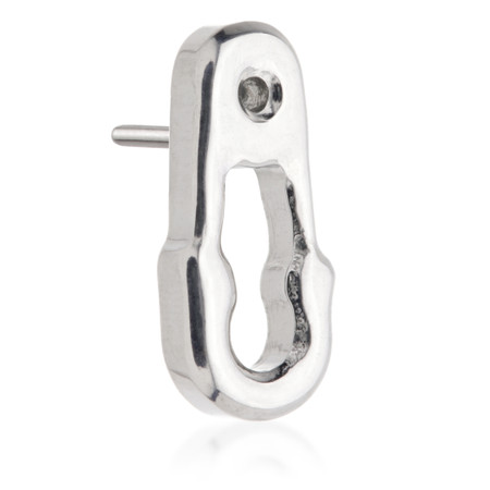 Ti Threadless Safety Pin Attachment