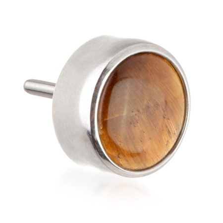 Ti Threadless Tiger Eye Bezel Attachment