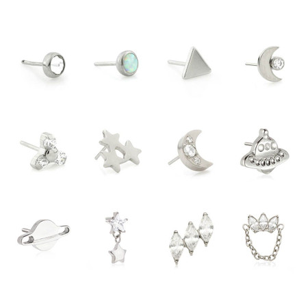 TiC Space Threadless Labret Bundle - Luxury