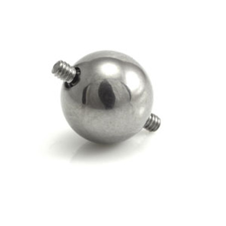 Titanium Internal Thread Double Piercing Ball