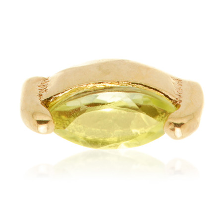 TL - 14ct Internal Gold Marquise Peridot Attachment