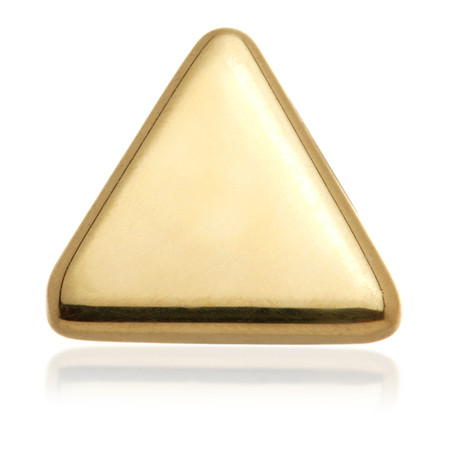 TL - 14ct Internal Gold Triangle Attachment