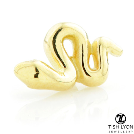 TL - 18ct Gold Snake Internal Thread Attachment