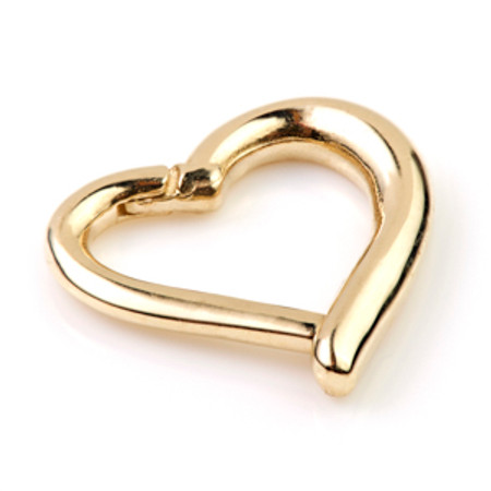 TL - Gold Reversible Hinge Heart Ring