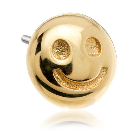 TL Cheer - 14ct Gold Threadless Attachment TL Cheer - 14ct Gold Threadless Attachment