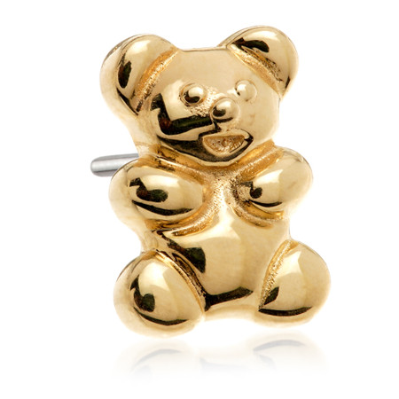 TL Sugar Bear - 14ct Gold Threadless Attachment