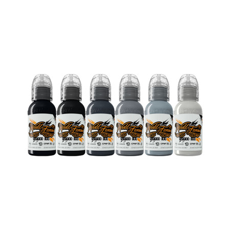 World Famous Ink Thomas Carli Jarlier Noire Set - 6 x 1oz