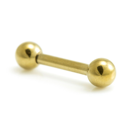 Zircon Gold Internal Thread Ti Micro Bar