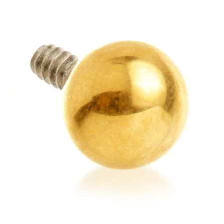 Zircon Gold Ti Internal Ball-1.2mm-4mm