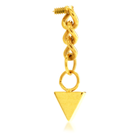 Zircon Gold Ti Internal Hanging Triangle Attachment