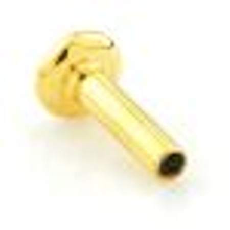 Zircon Gold Ti Internal Micro Labret Stem (0.8mm Thread)