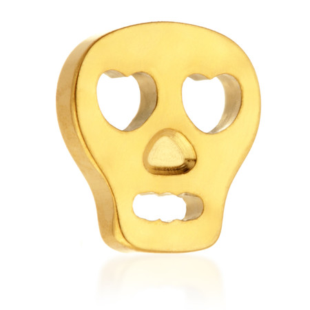 Zircon Gold Ti Internal Skull Face Attachment