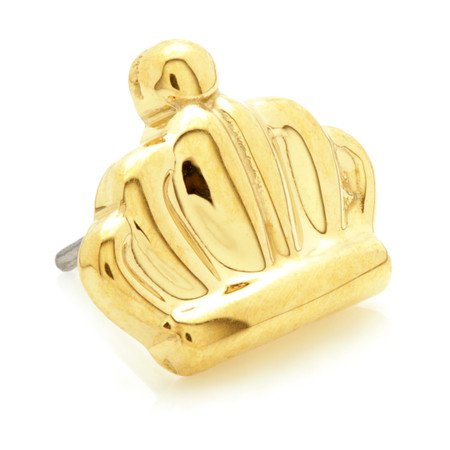 Zircon Gold Ti Threadless Crown Attachment