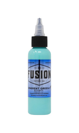 Fusion Ink Gradient Green With White #1 - 1oz