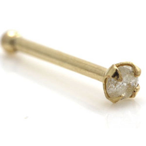 14ct Diamond Nose Bone Stud