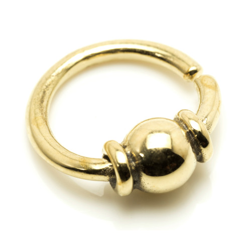 1x Brass Ball Open Ring