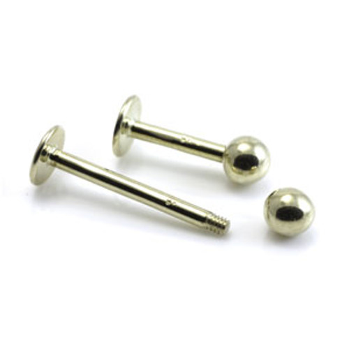 9ct Gold Micro Labret 1.2mm