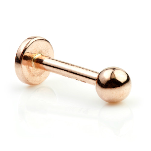 9ct Rose Gold Micro Labret 1.2mm