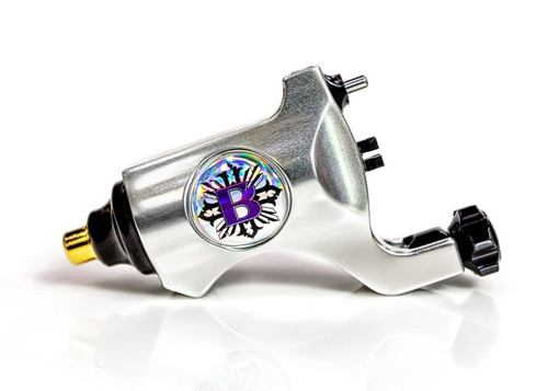 Bishop Rotary Tattoo Machine - Platinum Silver RCA