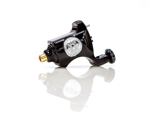 Bishop Rotary Tattoo Machine - Polished Black RCA