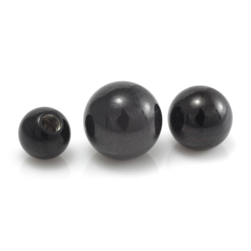 Black Steel Plain Ball