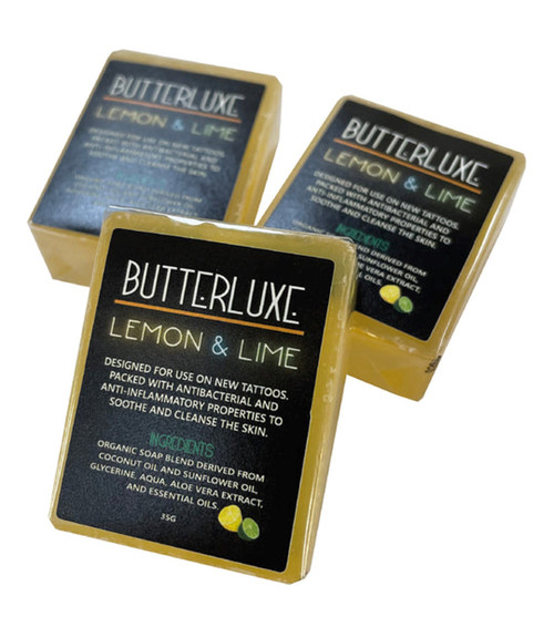 Butterluxe Green Soap Bar 27 x 35g - Lemon & Lime