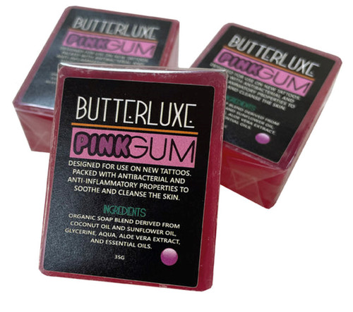 Butterluxe Green Soap Bar 27 x 35g - Pink Gum