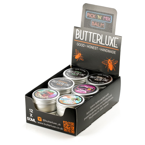 Butterluxe Balm 12 x 50ml  Barber DTS Tattoo Supplies