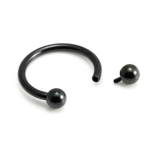 Evil Black Internal Ti Circular Barbell