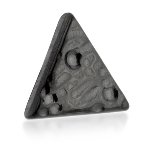 Evil Black Ti Threadless Rippled Triangle Attachment