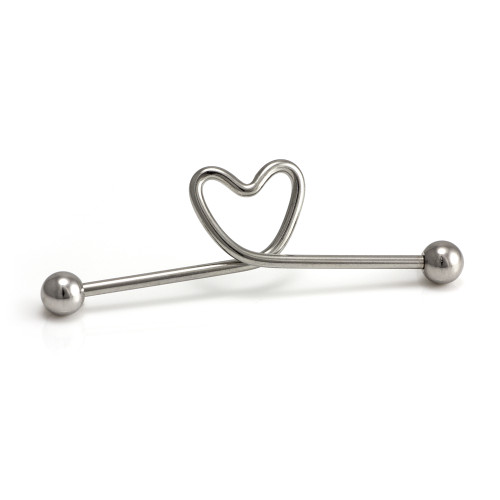 Industrial Bar with Bent Heart