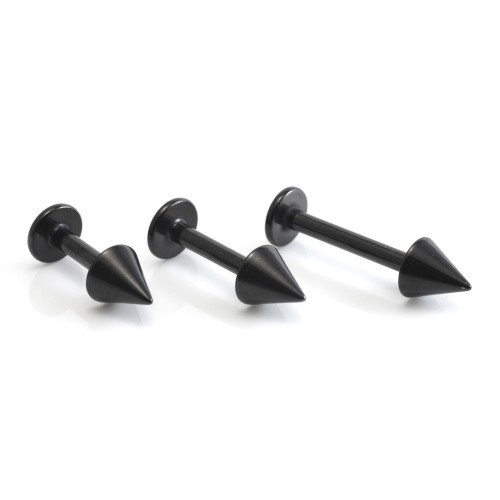 Injecto Black Micro Spike Labret-1