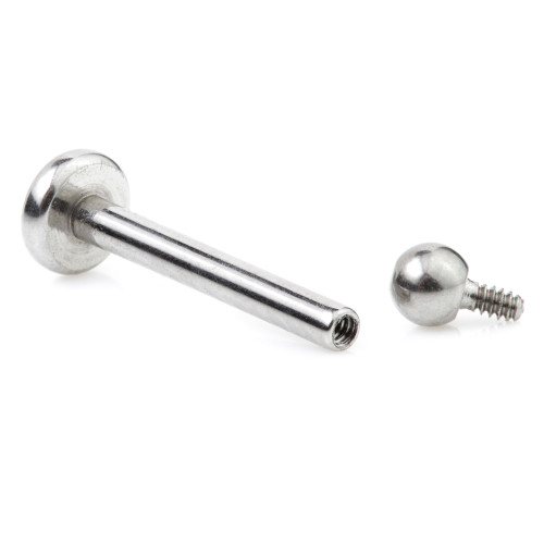 Internal Ti Micro Labret with Ball - 1mm